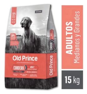 Old Prince Perros Adultos, Medianos y Grandes - Cordero y Arroz Integral x 15 kgs.